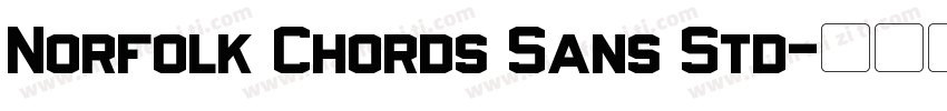 Norfolk Chords Sans Std字体转换